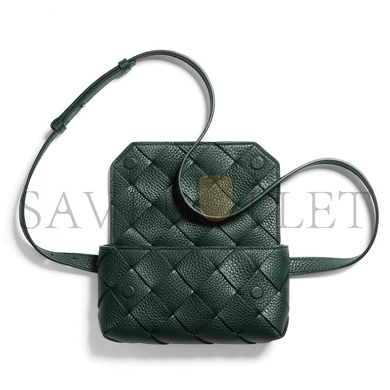 BOTTEGA VENETA DIAGO BELT BAG 805773V4FV13123 (19*10*5cm)
